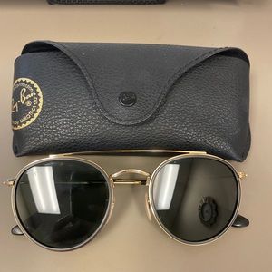 Ray Bans round double bridge